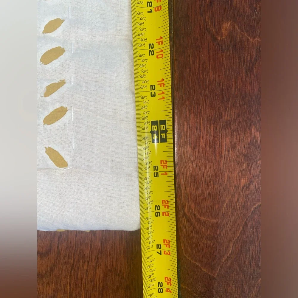 WEST ELM SUN FLOWER YELLOW AND WHITE CUT OUT OVERLAY SHAM PAIR